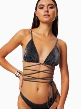 NWT Ramy Brook Bikini TOP Hendrix Bikini Top Size XXS MSPR $118